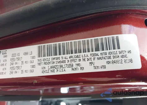 2010 Jeep Wrangler Sport from USA, damaged, VIN 1J4AA2D19AL173350